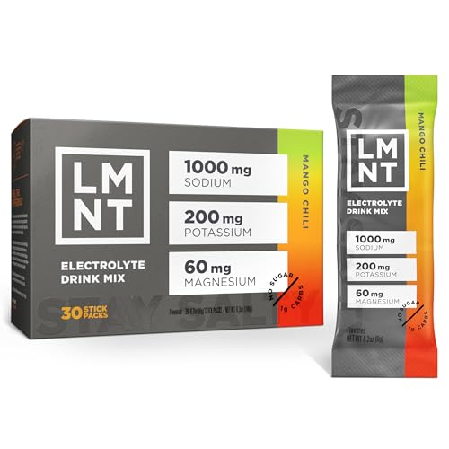 LMNT Zero Sugar Electrolytes - Raspberry Salt | Drink Mix | 30-Count