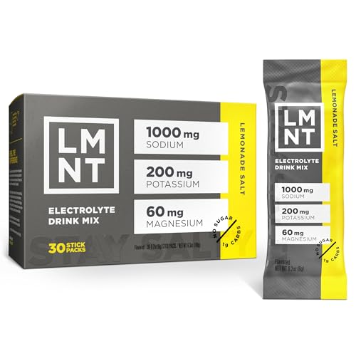 LMNT Zero Sugar Electrolytes - Raspberry Salt | Drink Mix | 30-Count