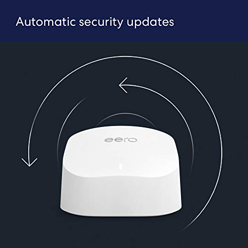 Amazon eero 6 mesh wifi add-on extender - Add up to 1,500 sq. ft. of Wi-Fi 6 coverage. Required eero mesh wifi system not included