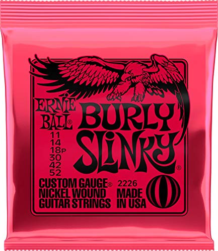 Ernie Ball Regular Slinky Nickel Wound Electric Guitar Strings, 10-46 Gauge (P02221)