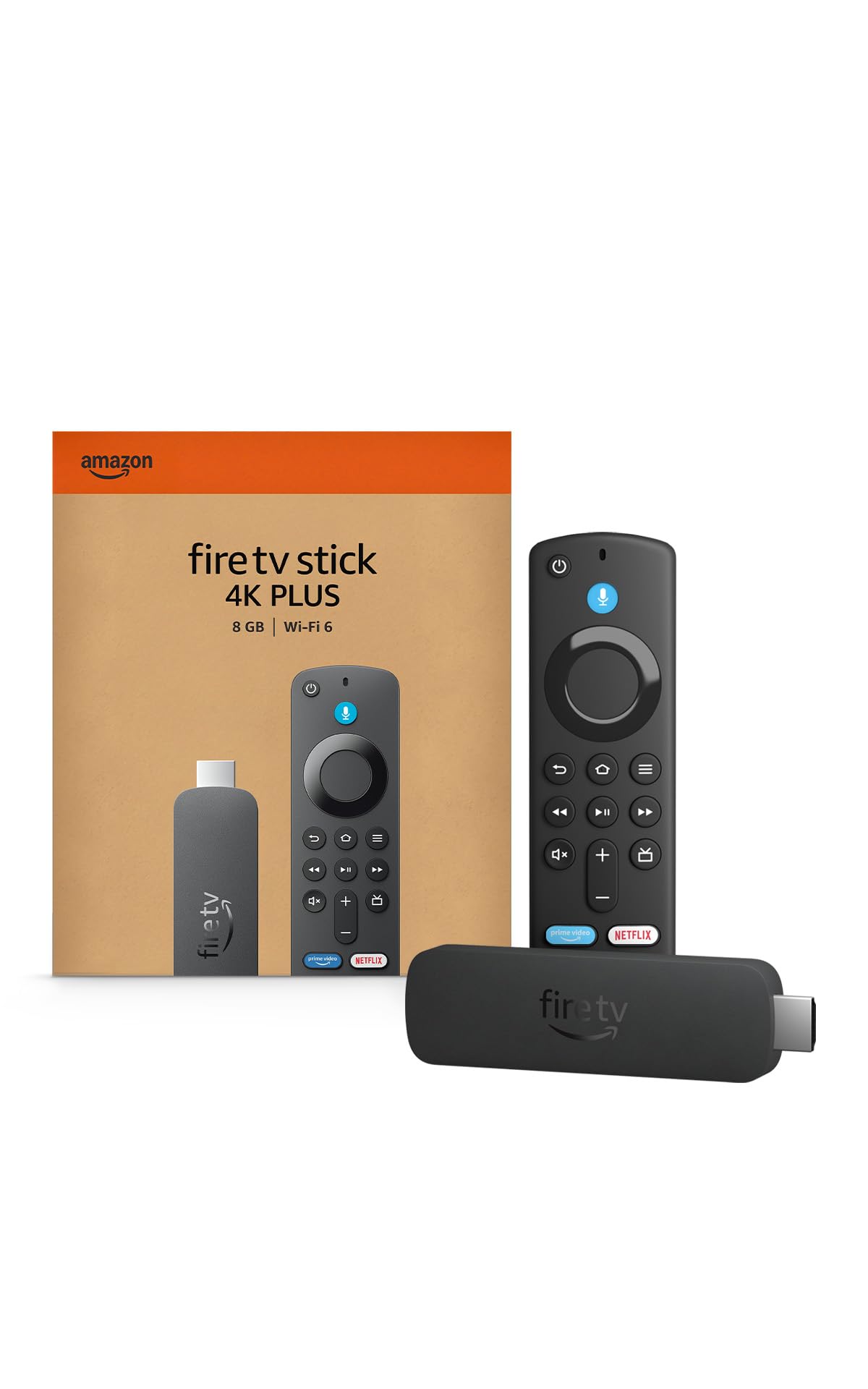 Amazon Fire TV Stick 4K Plus (newest model) with AI-powered Fire TV Search, Wi-Fi 6, stream hundreds of thousands of movies a