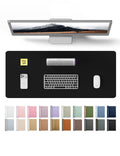 YSAGi Leather Office Desk Pad Protector, Large Mouse Pad, Non-Slip, PU Leather, Laptop Desk Blotter, Waterproof Writing Pad f