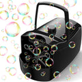 Bubble Machine, Automatic 18000+ Per Minute Big Bubbles Blower Maker for Kids Toddlers with 2 Speeds,6 Wands,Operated by Plug