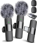 Mini Mic Pro (Latest Model – #1 Microphone for iPhone & Android, Wireless Mini Microphone, Clear Voice, Noise Cancelling, Lav