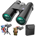 18x50 Professional Large View Binoculars for Adults with Upgraded Phone Adapter, Tripod and Tripod Adapter - Waterproof Binoc