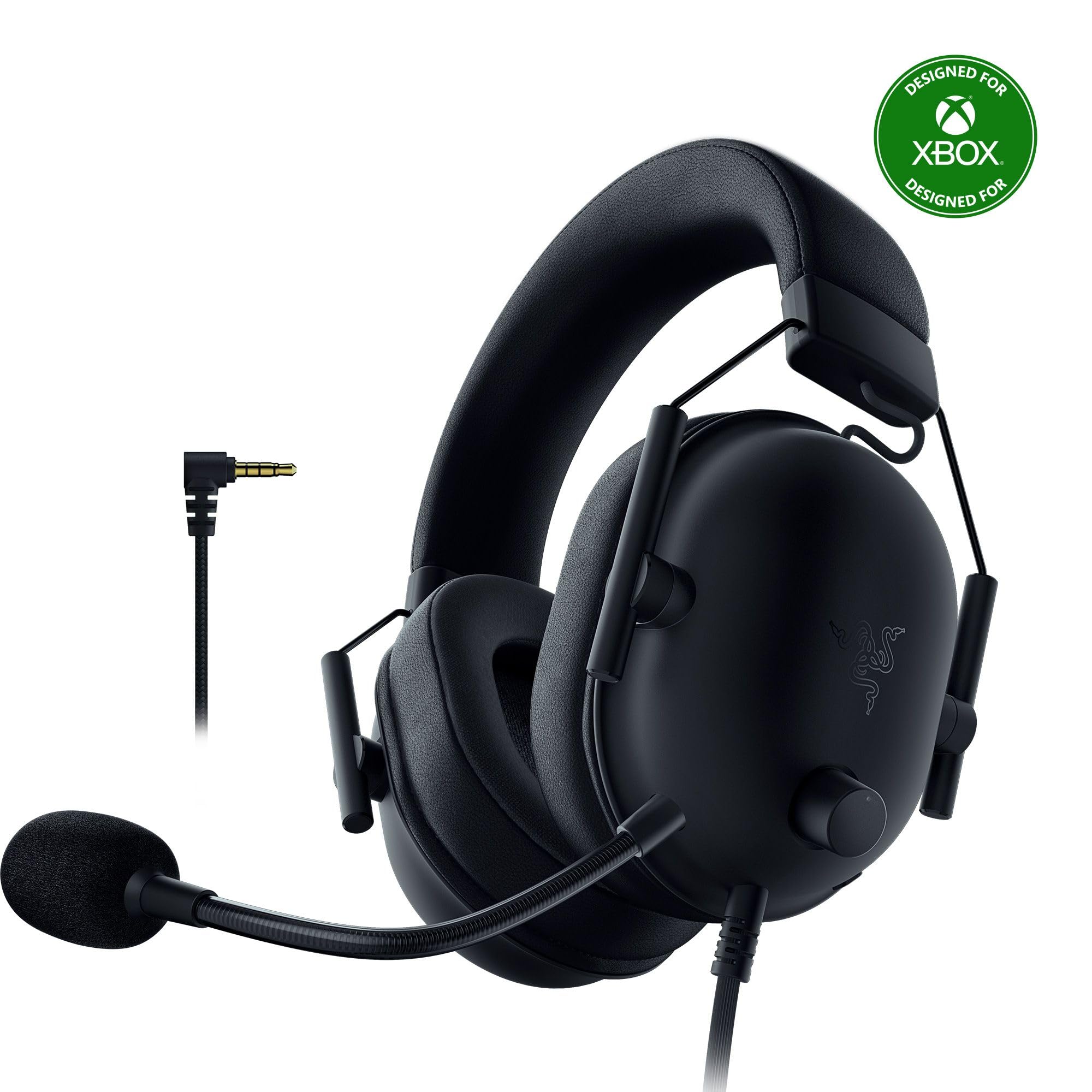Razer BlackShark V2 X Xbox Gaming Headset: 50mm Drivers - Cardioid Mic - Lightweight - Comfortable, Noise Isolating Earcups -