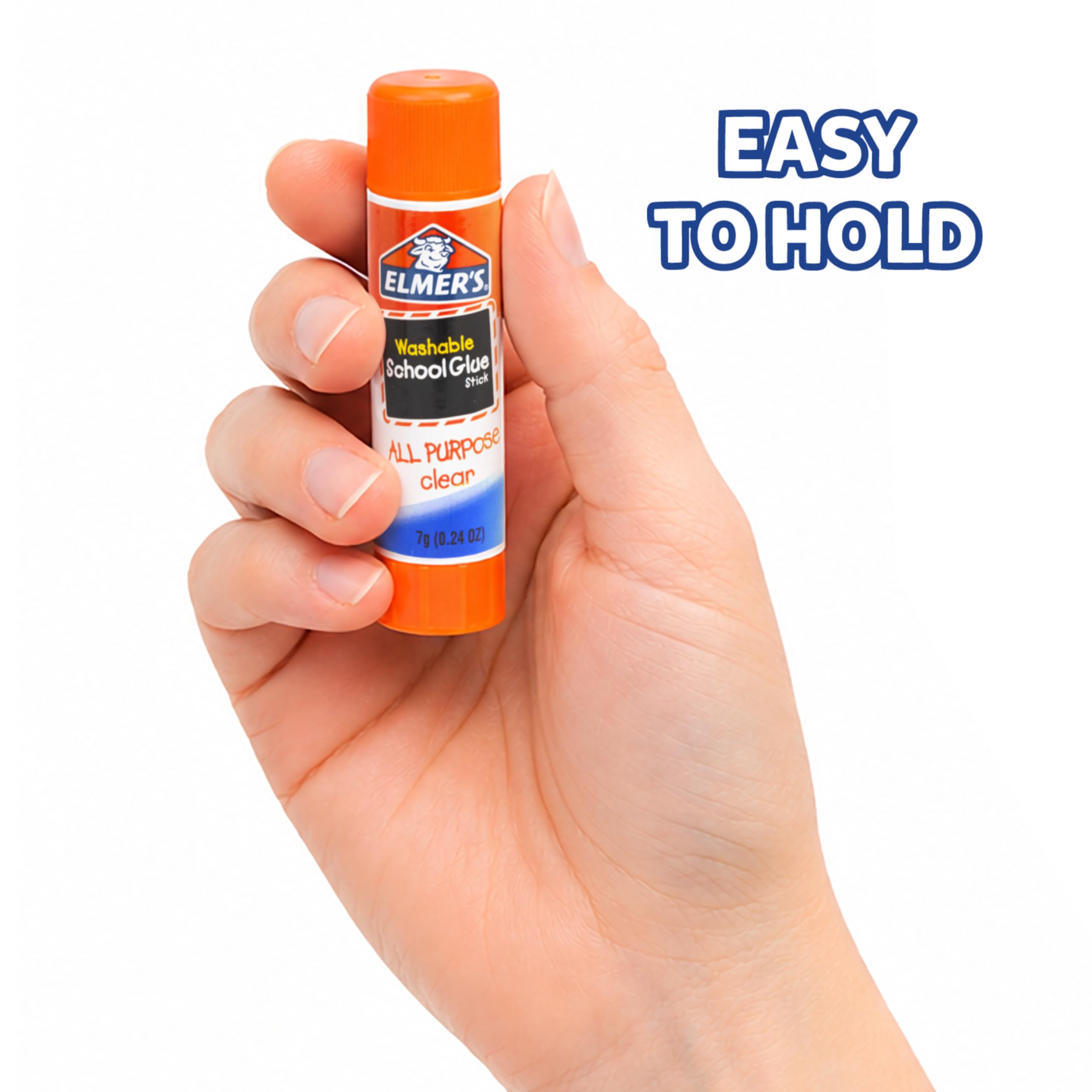 Elmer's All Purpose School Glue Sticks, Acid-Free and Washable, Clear, 7 Grams, 30 Count - Craft Projects, Poster, Classroom Supplies, #1 Teacher Brand