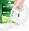 EZlifego Double Sided Tape Heavy Duty, Nano Double Sided Adhesive Tape, Clear Mounting Tape Picture Hanging Adhesive Strips (
