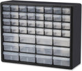 Akro-Mils 44-Drawer Plastic Drawer Storage Cabinet for Garage Organization, Bead Organizer, Building Bricks Storage, Teacher