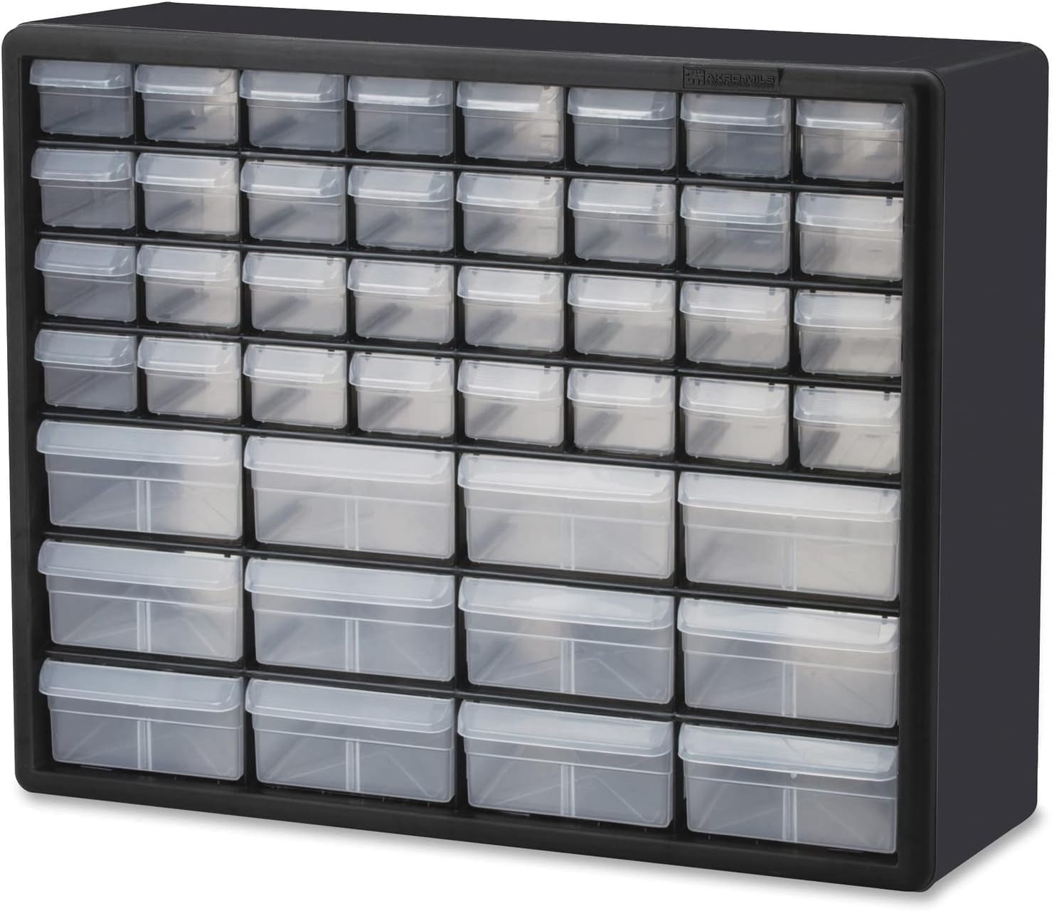 Akro-Mils 44-Drawer Plastic Drawer Storage Cabinet for Garage Organization, Bead Organizer, Building Bricks Storage, Teacher