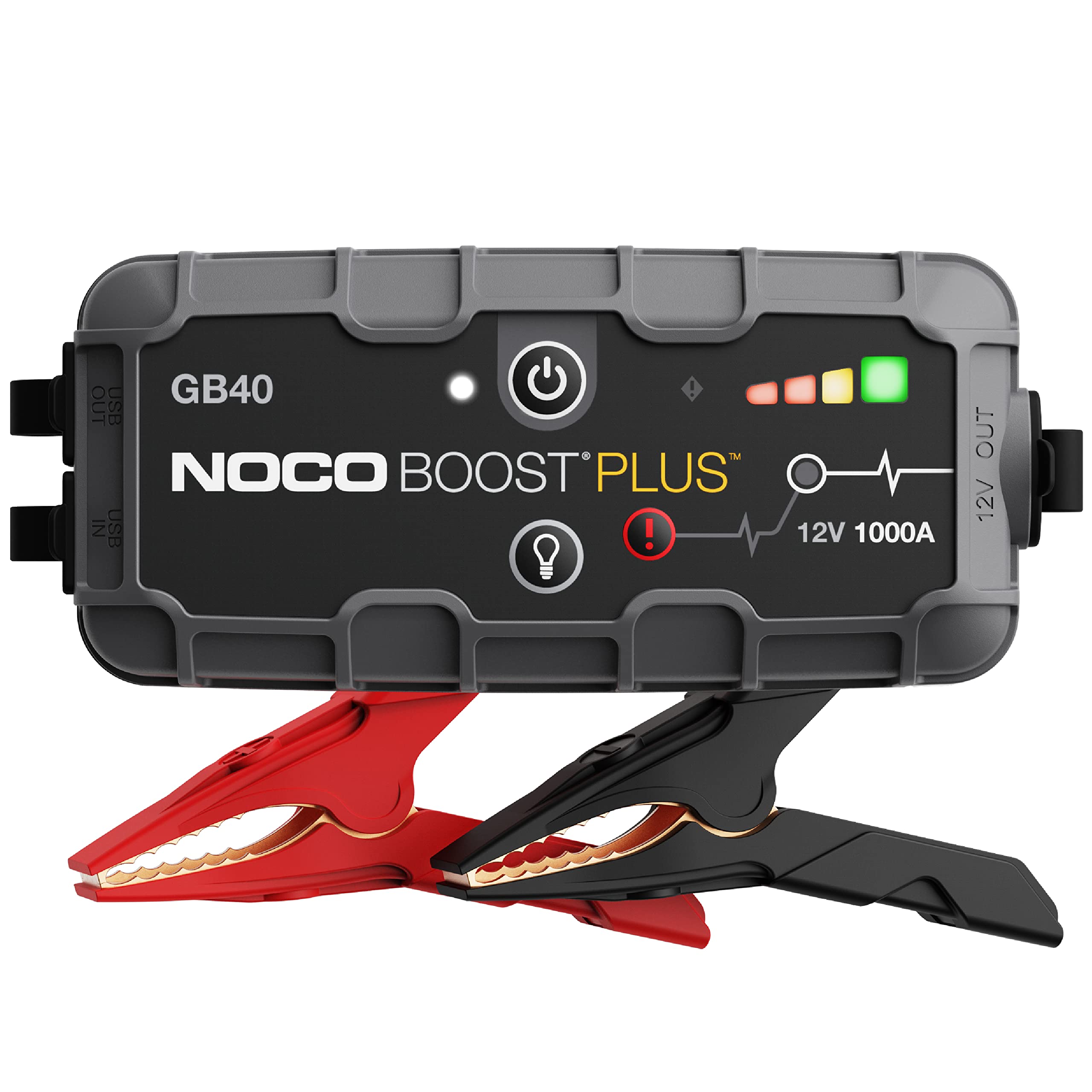 NOCO Boost GB40: 1000A UltraSafe Jump Starter – 12V Lithium Battery Booster Pack, Portable Jump Box, Power Bank & Jumper Cabl