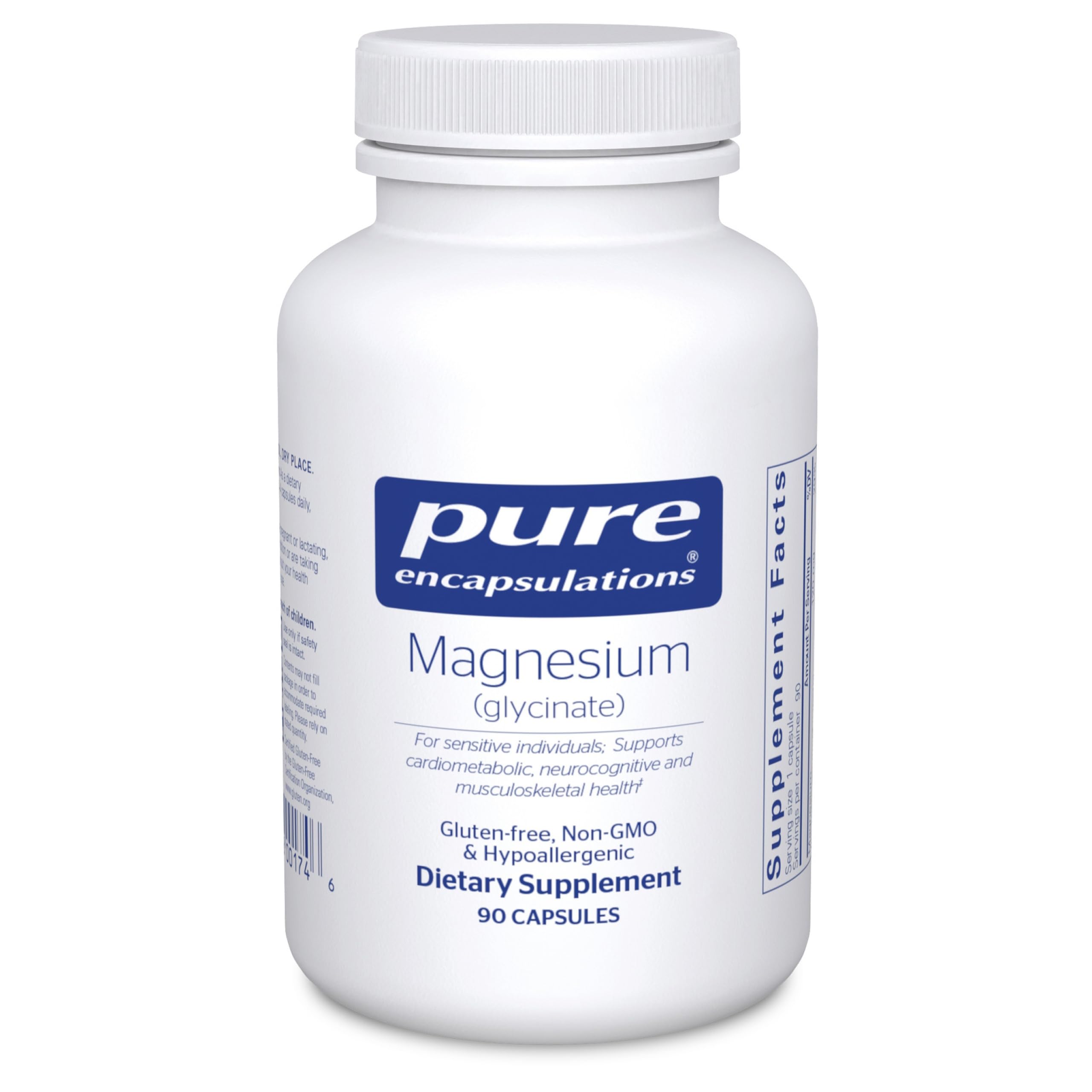 Pure Encapsulations Magnesium (Glycinate) - Supplement to Support Stress Relief, Sleep, Heart Health, Nerves, Muscles, and Me