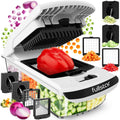 Fullstar Pro Original Vegetable Chopper - Chopper and Spiralizer - Food Chopper with Container, Fruit Cutter, Onion Dicer - A