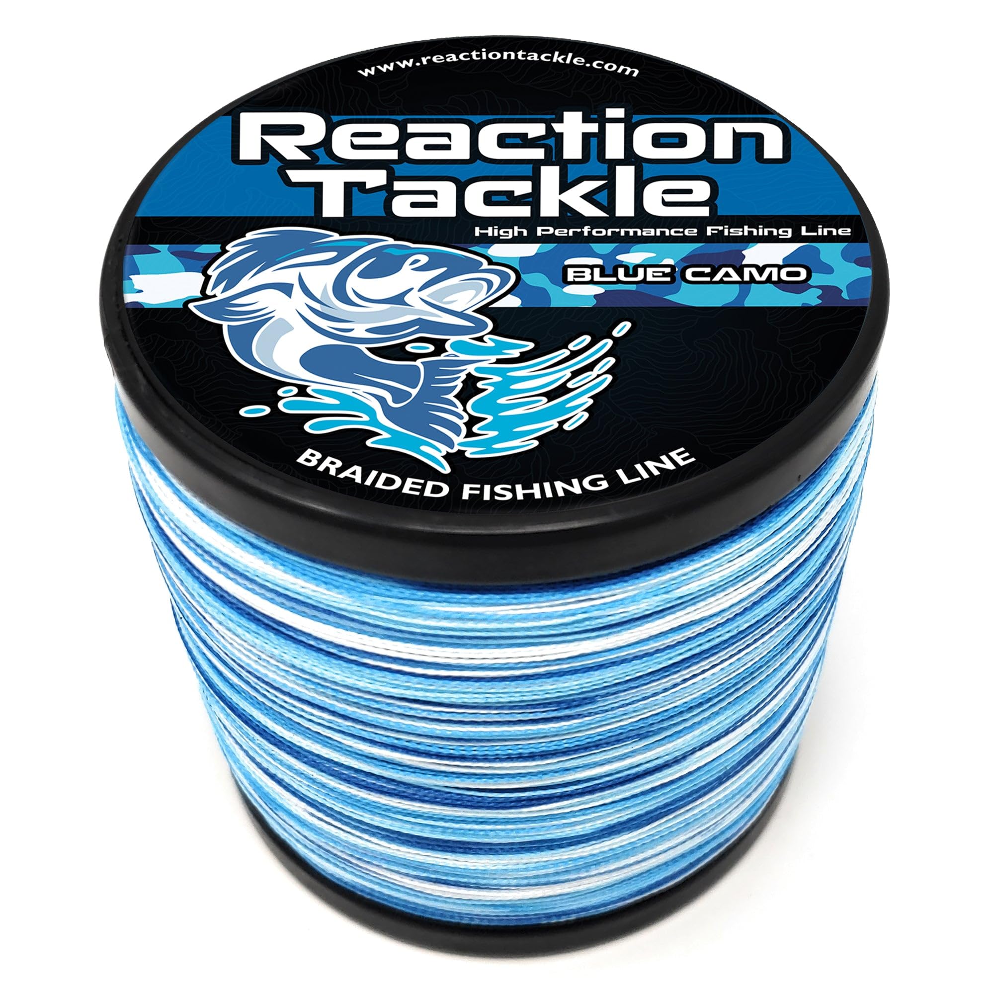 Reaction Tackle Braided Fishing Line - Pro Grade Power Performance for Saltwater or Freshwater Fish - Colored Fishing Line Br