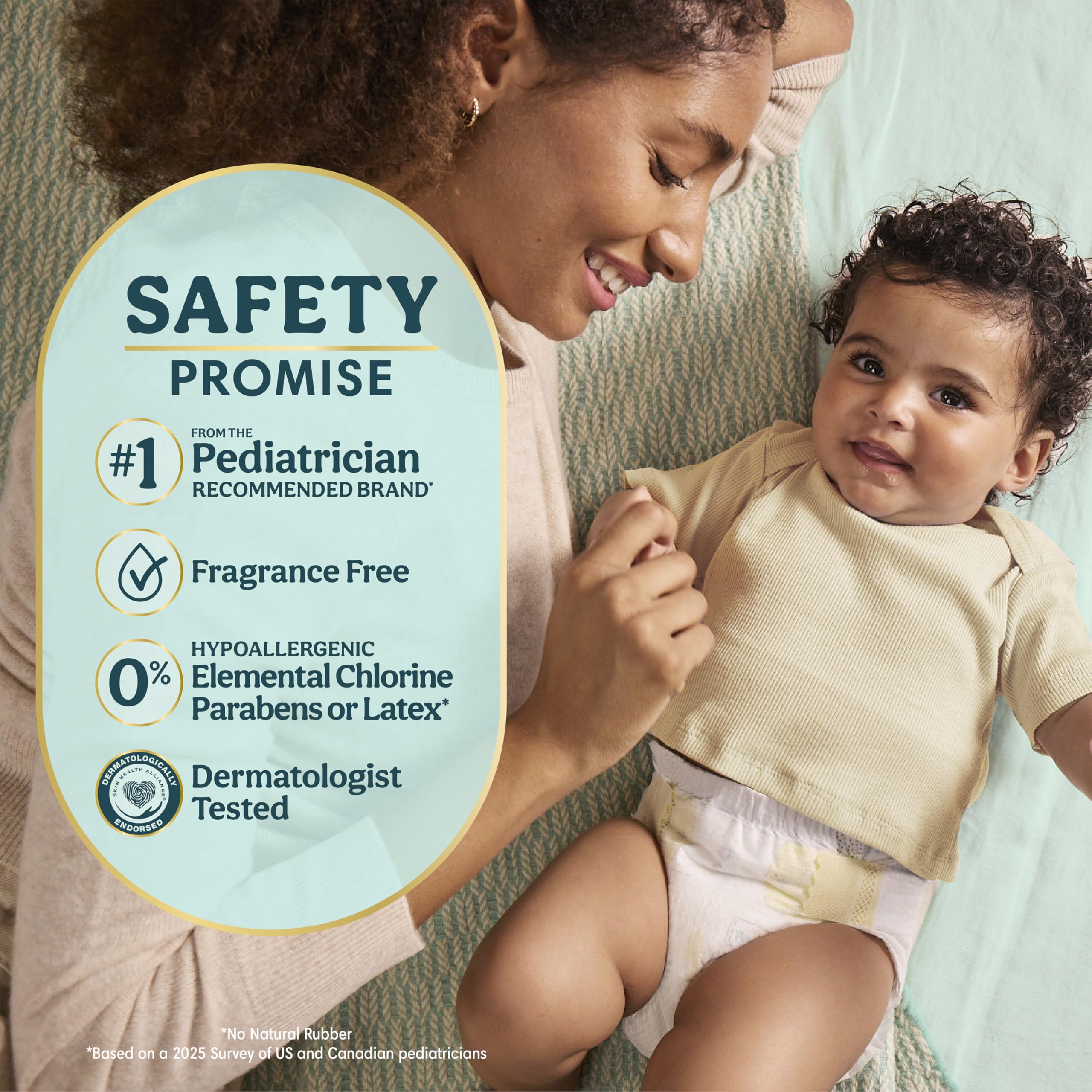 Pampers Swaddlers Diapers, Size 5 (20-37 lbs), 132 Count, Fragrance Free, Hypoallergenic, Absorbent, Pediatrician Recommended, Skin Safe